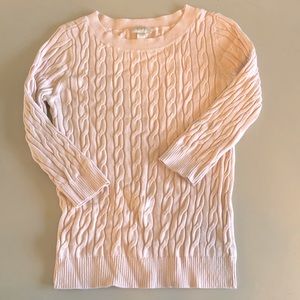 LOFT Large blush pink sweater